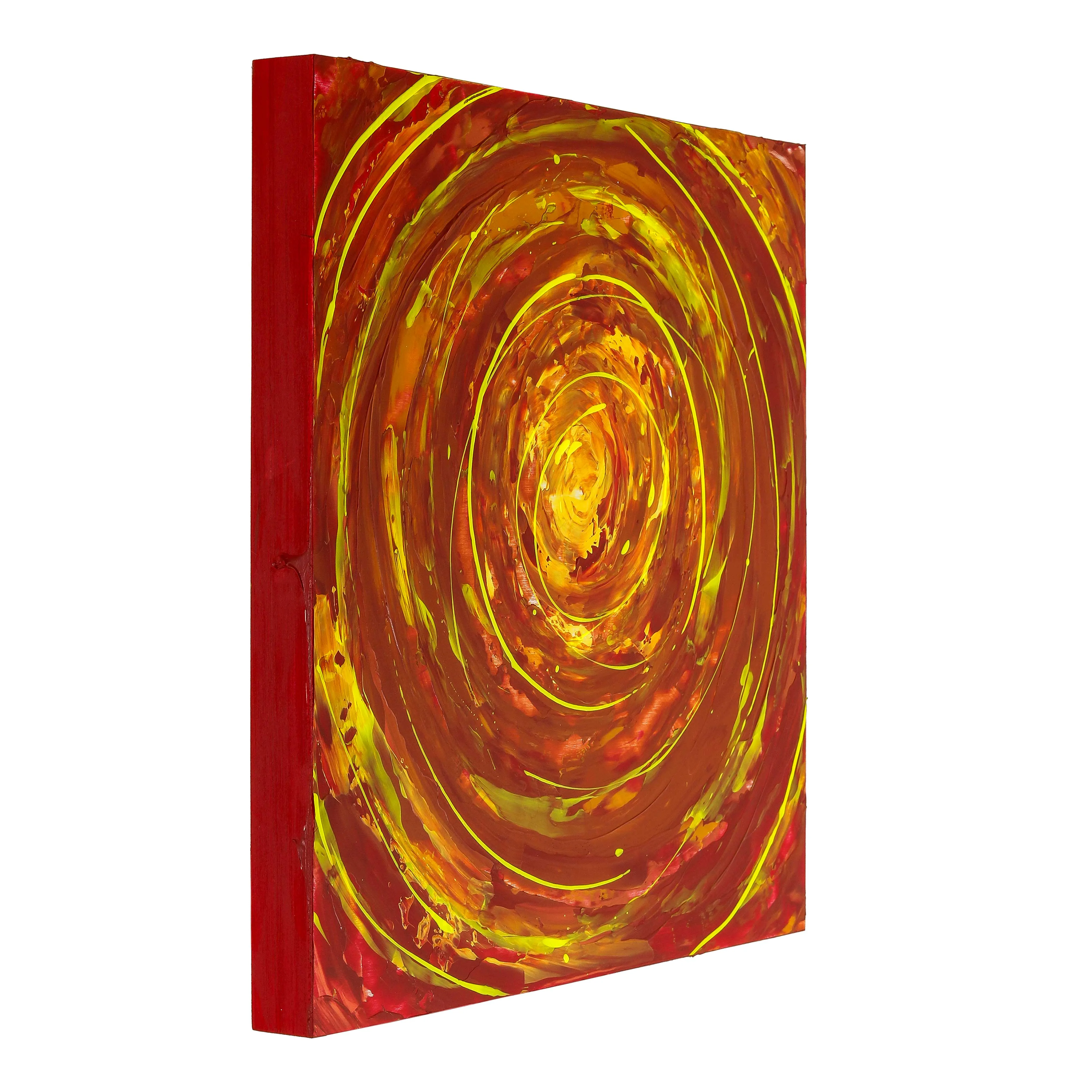 Unfinished Cradled Wood Panels for Painting, 2 Pack of 18x18 inch - Gallery Birch Wooden Canvas Boards 1-1/2" Deep - Mixed-Media Craft, Acrylic, Oil, Encaustic, Paint Pouring