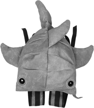 Unique Shark Shape Backpack Fashion Shark Backpack Large Capacity Polyester Comfortable Lightweight Versatile for Men Women Travel Shopping Bag