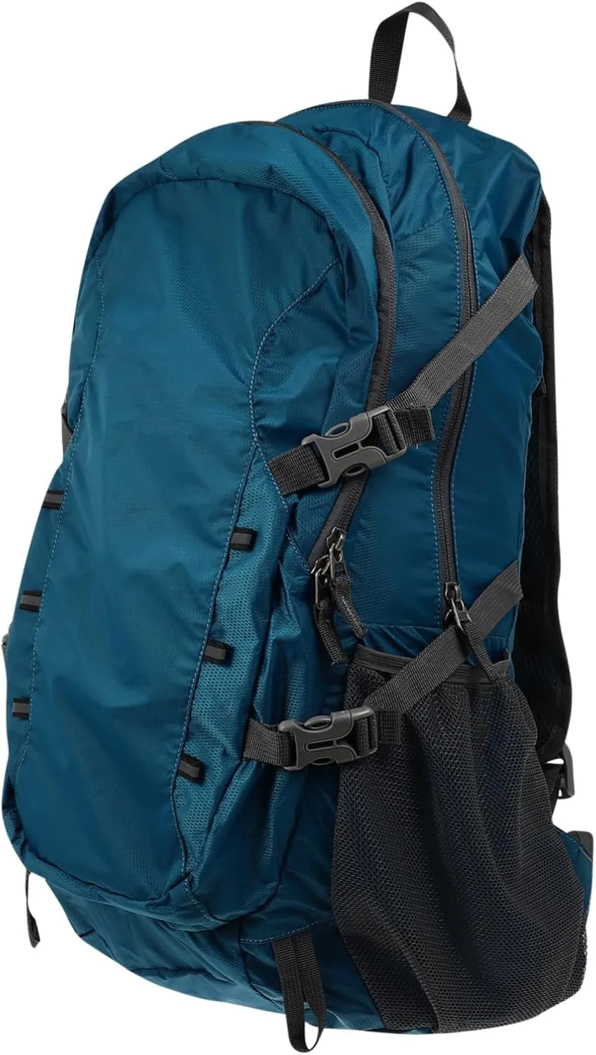 Unisex Casual Backpack 40l Large Hiking Pack Reflective Strip Waterproof for Night Travel Random Color