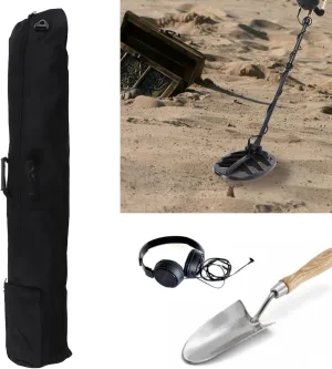 Universal Metal Detector Carry Bag, All Purpose Padded Carry Bag, Metal Detector Backpack, with Side Pocket and Adjustable Waist Strap, for Outdoor Camping