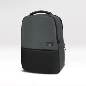 URBAN WOLF Business Casual 30L Dual Compartment Water Resistant Laptop Backpack (GREY)