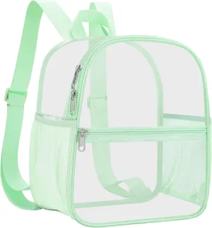 USPECLARE Clear Backpack Stadium Approved 12X11x6, Waterproof Clear Bag Stadium Backpack for Concert Work Sport Event