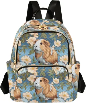 Ute Guinea Pig Animal Daisy Backpack for Women Fashion Shoulder Bags Small Casual Daypack Travel Bag S 202a5238c