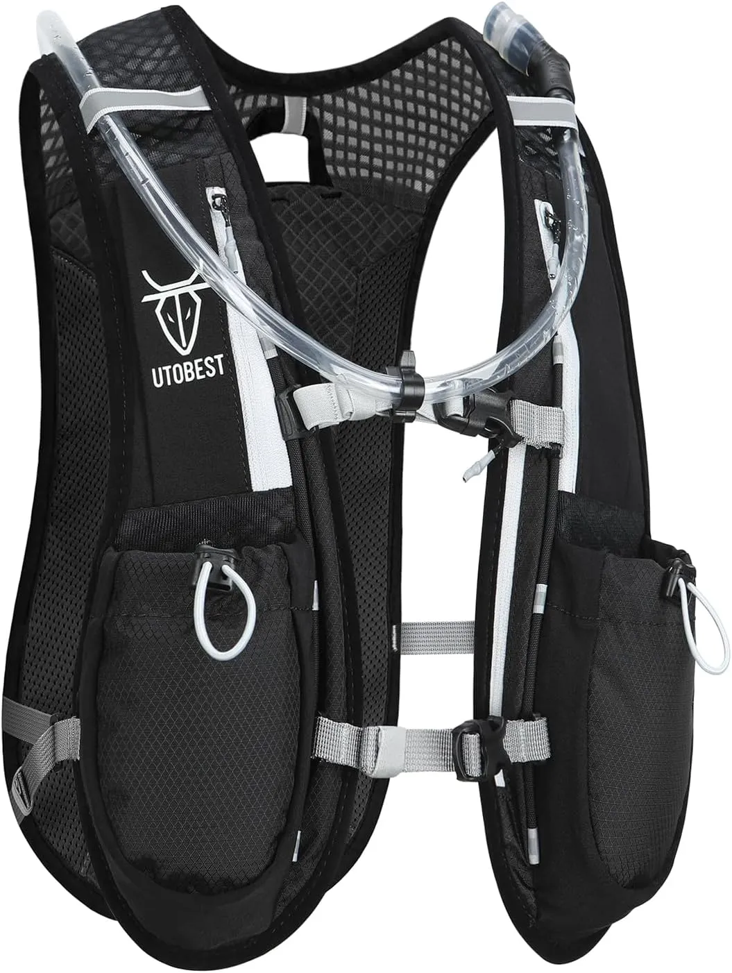 UTOBEST 10L Hydration Vest with 2L Water Bladder and 5L Running Vest with 1.5L Bladder