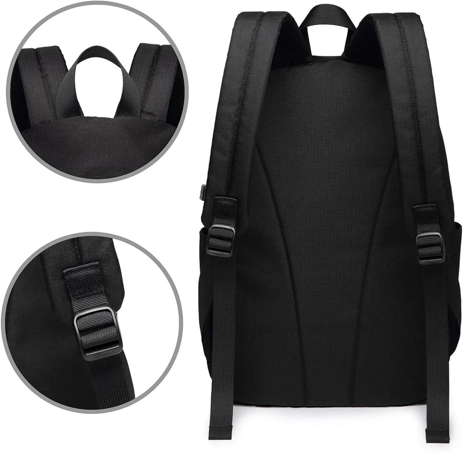 vacsAX Durable Ergonomic Backpack With - Large Capacity With USB Ports - Perfect For Women Men Jumping up dolphins