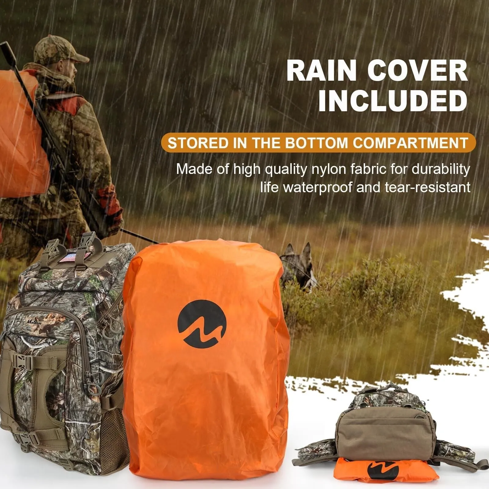 Versatile Hunting Backpack with Rifle & Bow Carrying Options