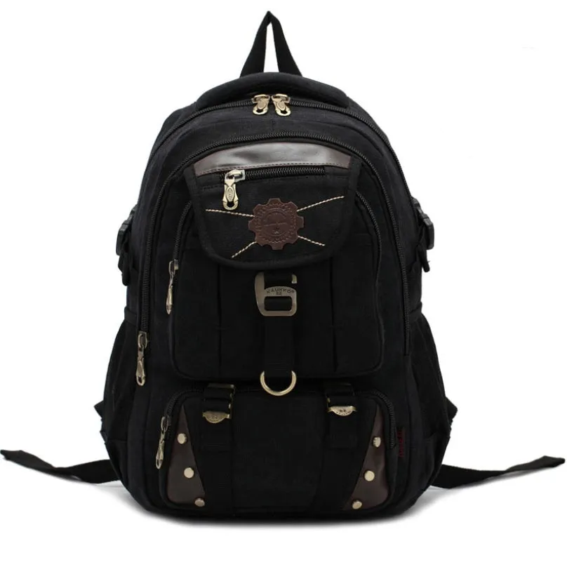 Versatile Unisex Hiking Backpack with Zippered Compartments FJ33