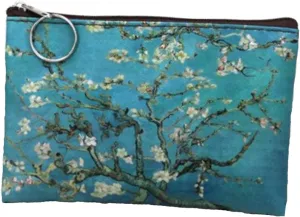 Vincent Van Gogh Vinyl Wallet Coin Purse (Almond Blossom)