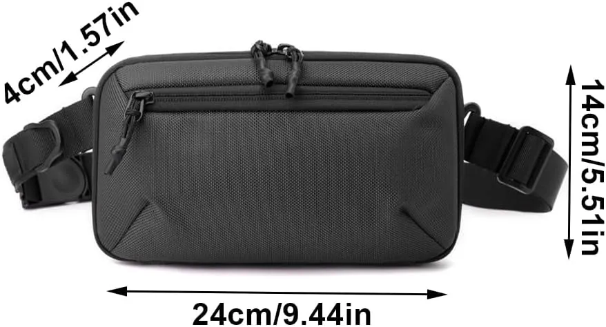Waist Pack, Waterproof Crossbody Bag for Woman Man Walking Hiking Travel Mountain Climbing Cycling
