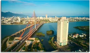 Wall Art Da Nang Vietnam Canvas Poster Prints Pictures Decor For Home Living room Bedroom Office Noframed 42"x24"