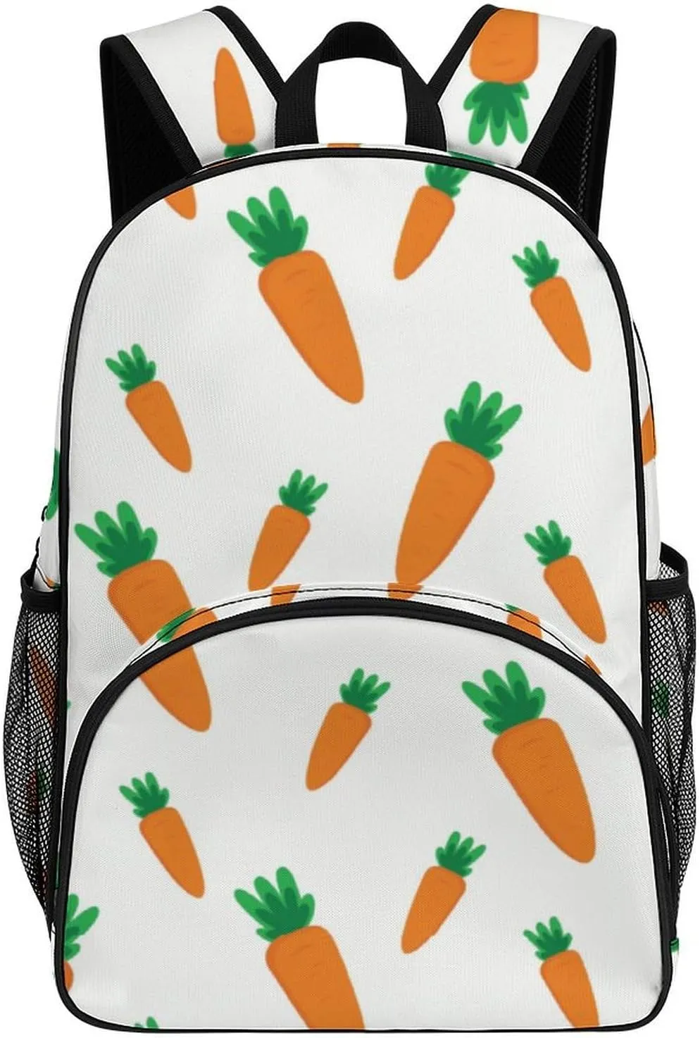Watercolor Carrots Pattern Backpack for Worker Teacher Business Hiking Travel Bag Shoulders Bag
