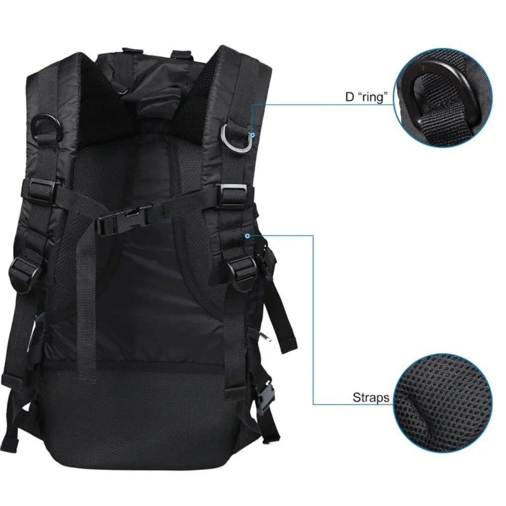 Waterproof backpack Highly-rated lightweight hiking Privacy-focused