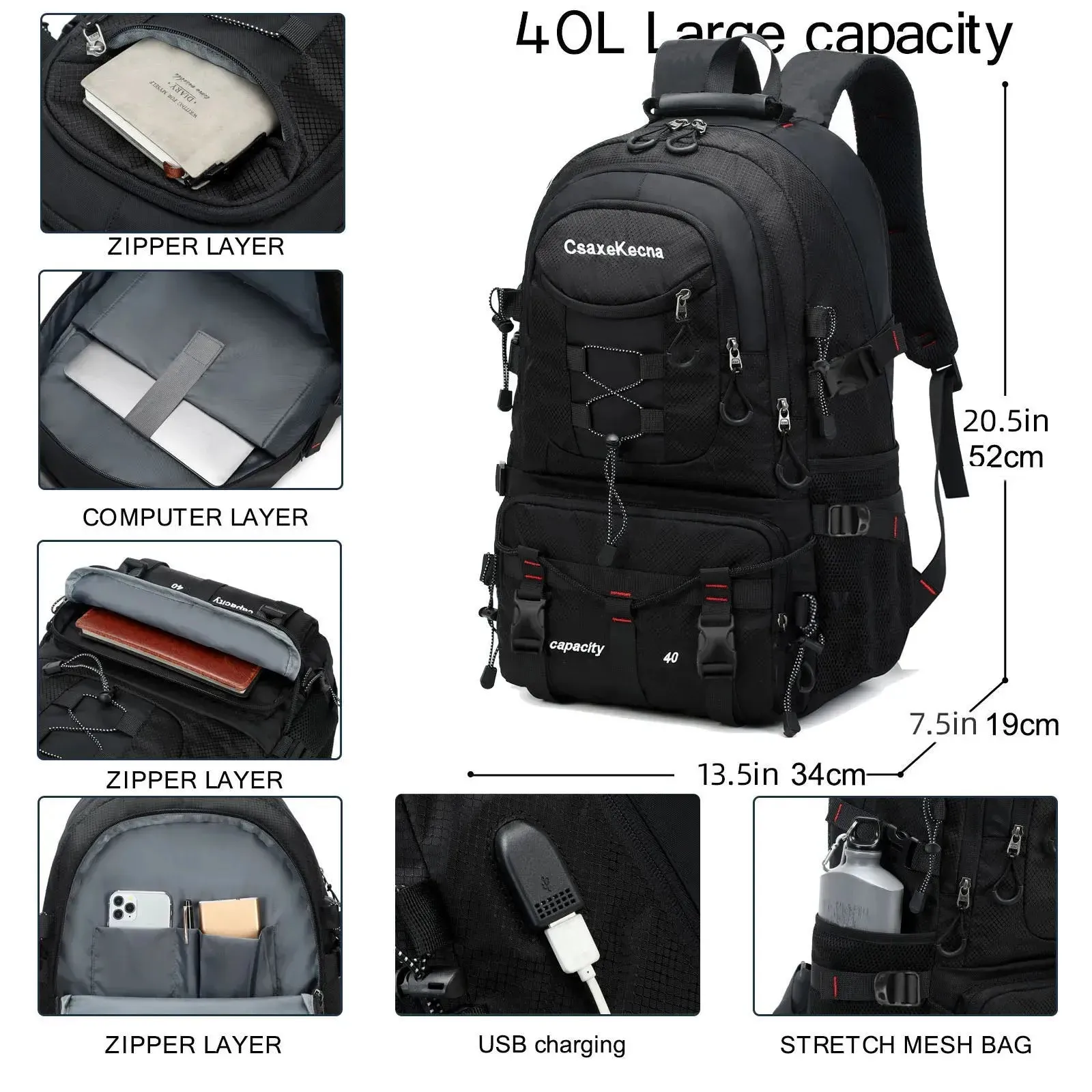 Waterproof Backpack: Ideal for Outdoor Hiking