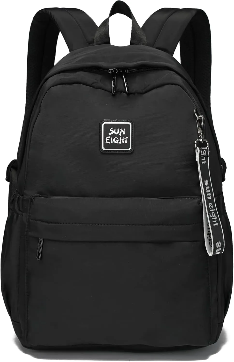 Waterproof School Backpack Girls and Boys 6-18 Years Large Capacity Lightweight Bookbag for Elementary to High School Durable Travel Backpack with Adjustable Straps 30L(Black)