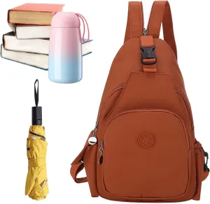 Waterproof Sling Backpack, Lightweight Chest Tote, Large Capacity Sling Bag, Changeable Shoulder Bag, Hiking Sports Backpack, Waterproof Sports Bag, Adjustable Shoulder Sling