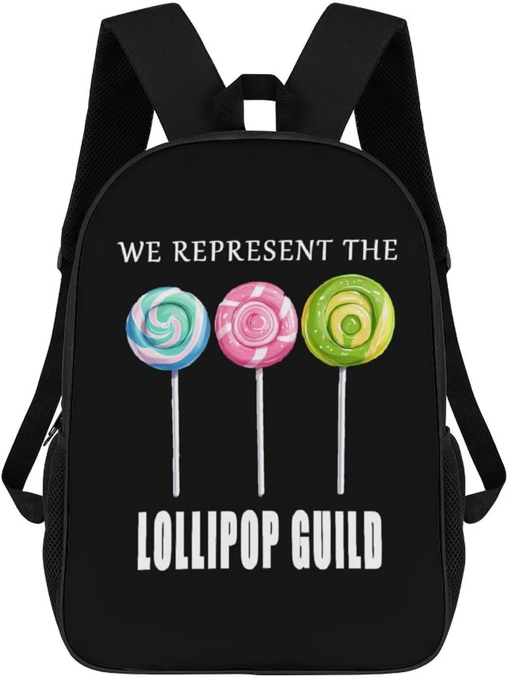 We Represent The Lollipop Laptop Backpack for Men Women 17 Inch Shoulder Bag Travel Daypack