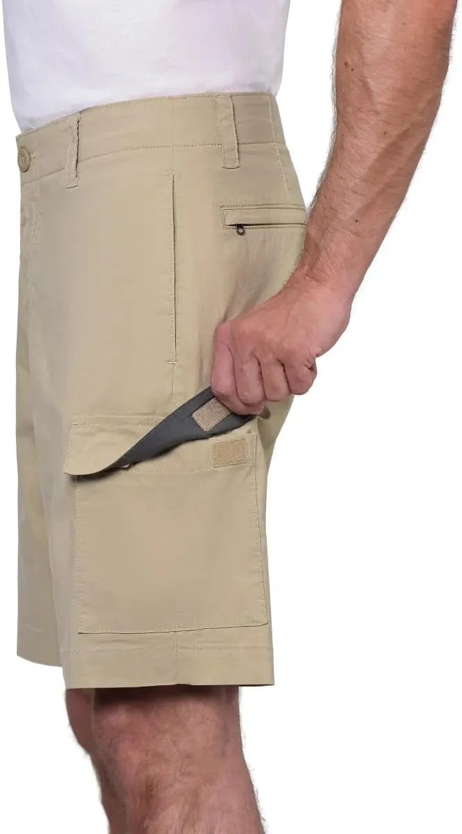 Wearfirst Men’s Classic Fit Stretch Lightweight Cargo Short