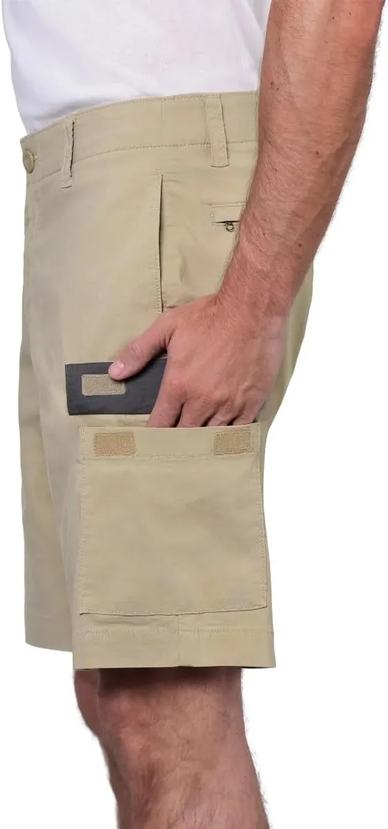 Wearfirst Men’s Classic Fit Stretch Lightweight Cargo Short