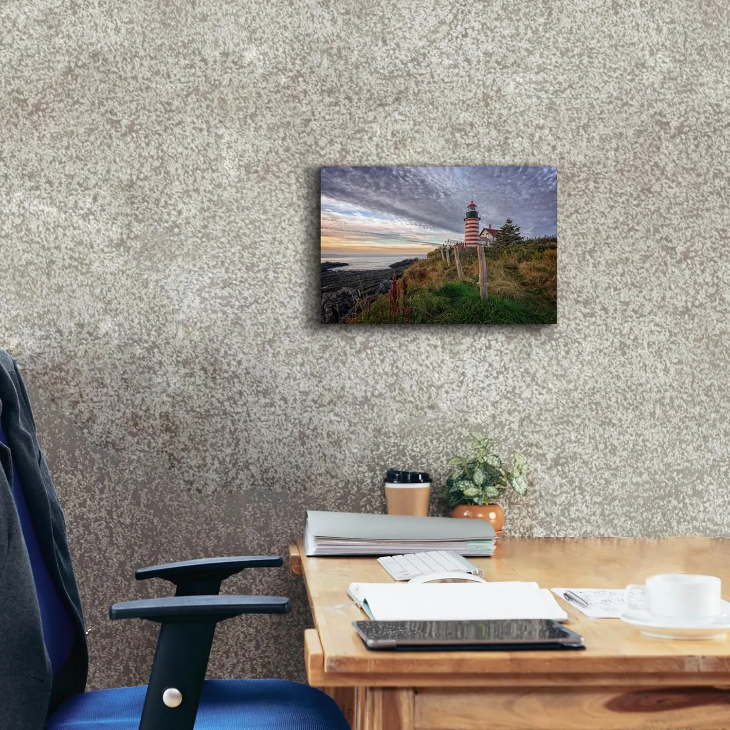 'West Quoddy Head Light Station' by Rick Berk Canvas Wall Art, 18" x 12"