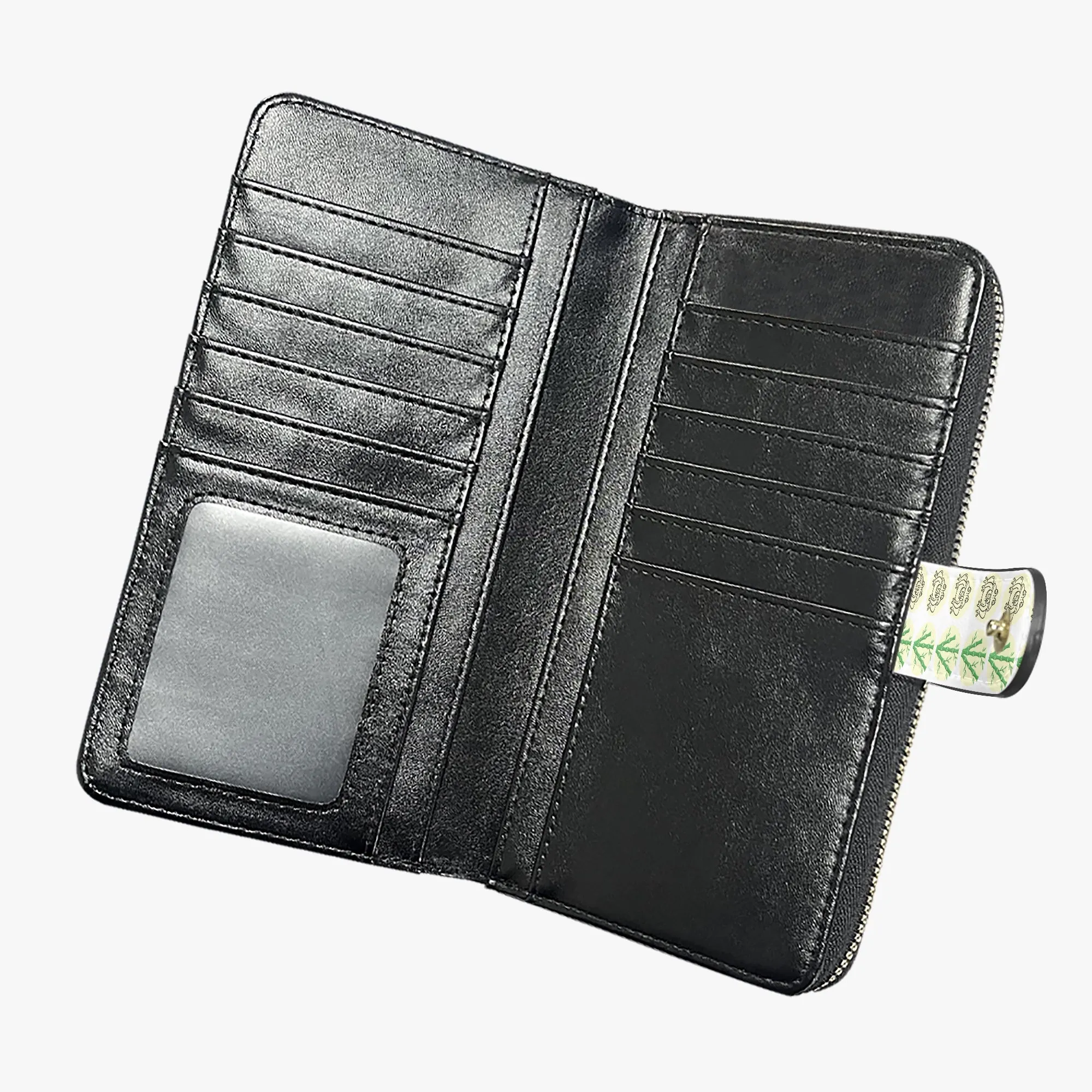 White Fengshui Money Frog Long Flap Wallet
