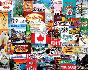 White Mountain Puzzles I Love Canada-1000 Piece Jigsaw Puzzle
