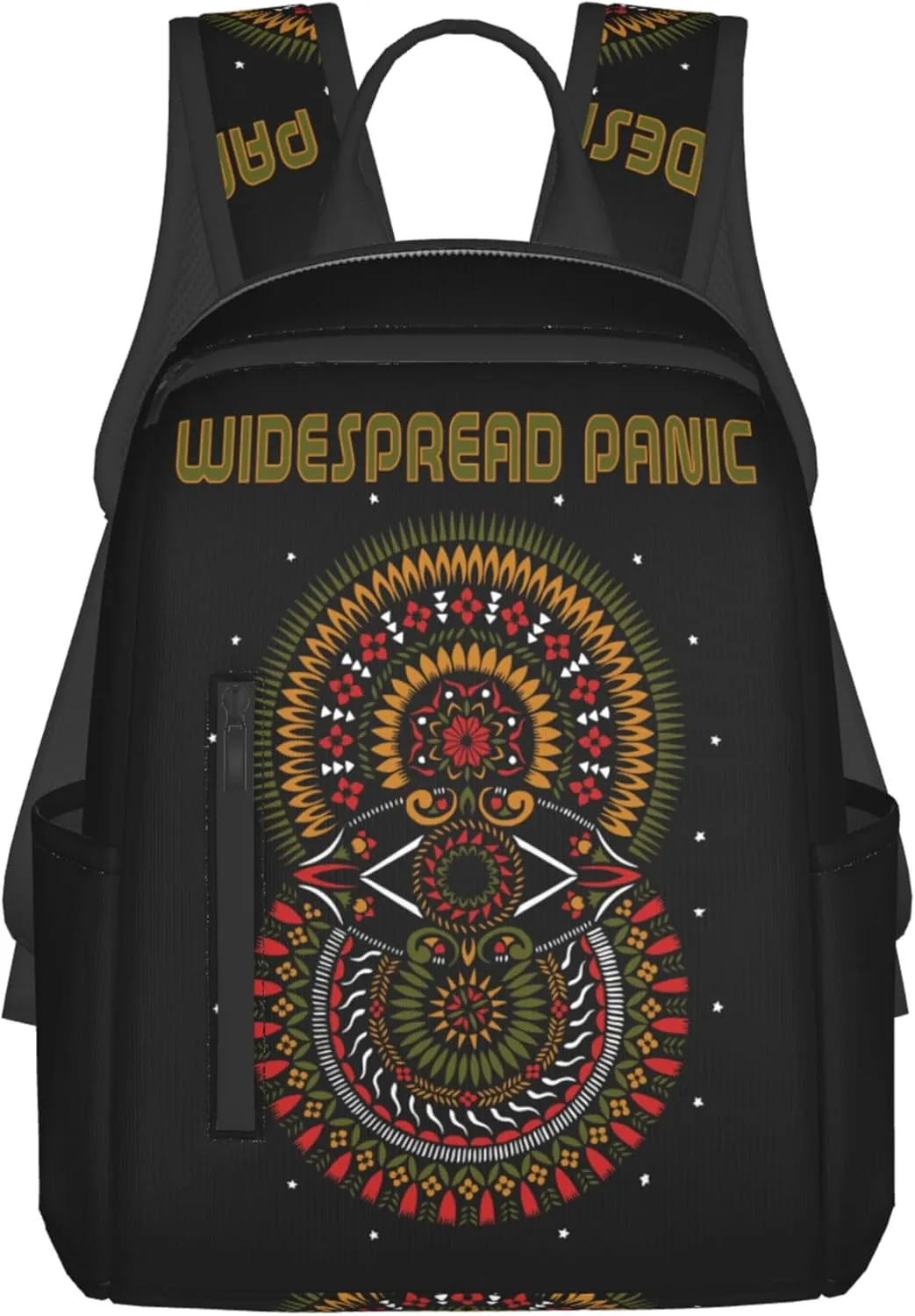 Widespread Music Panic Stylish Backpack Multi-functional and Lightweight Bag Travel Outdoor Activities Adjustable Shoulder Straps Daypacks