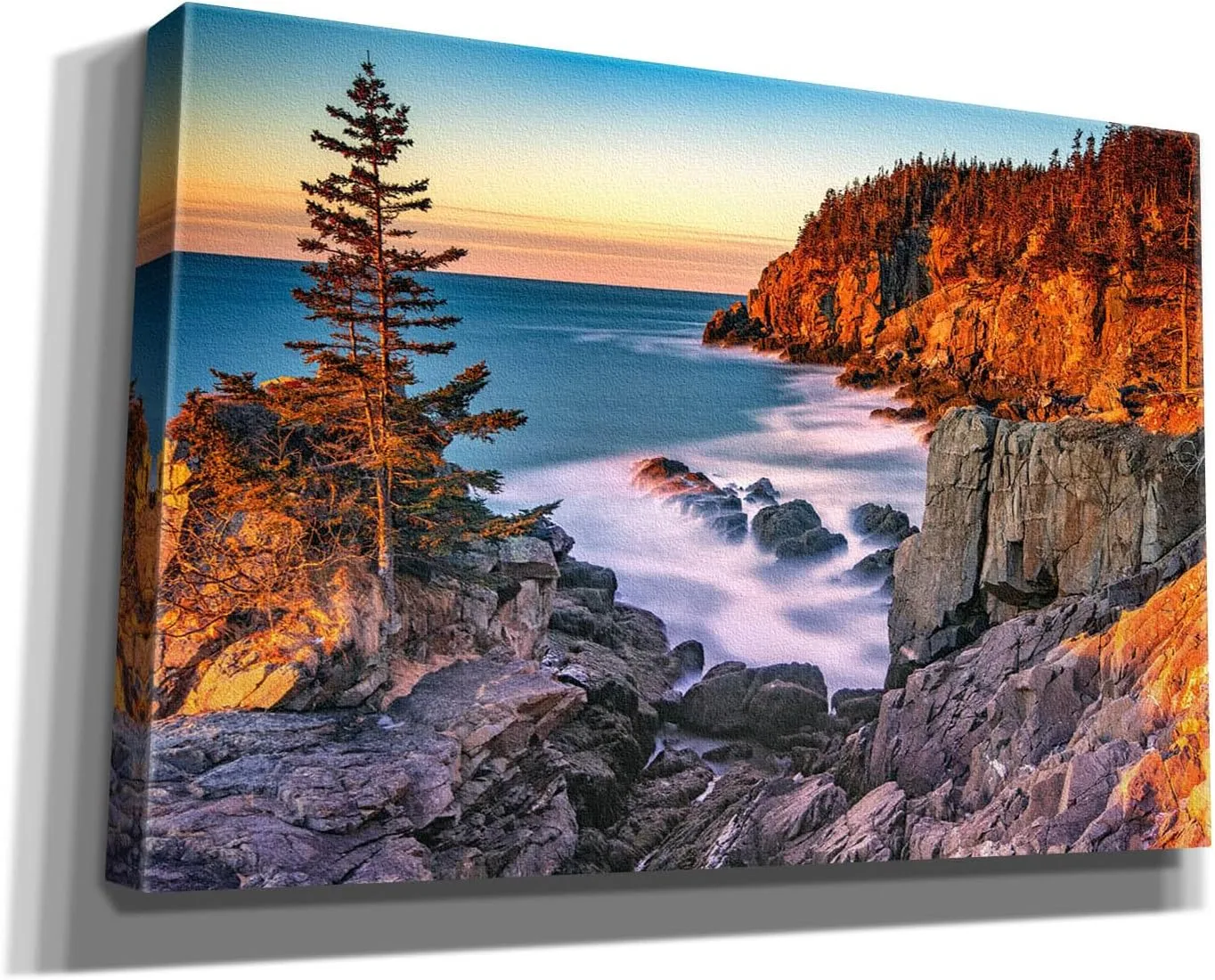 'Winter Dawn At Quoddy Head' by Rick Berk Canvas Wall Art, 18" x 12"