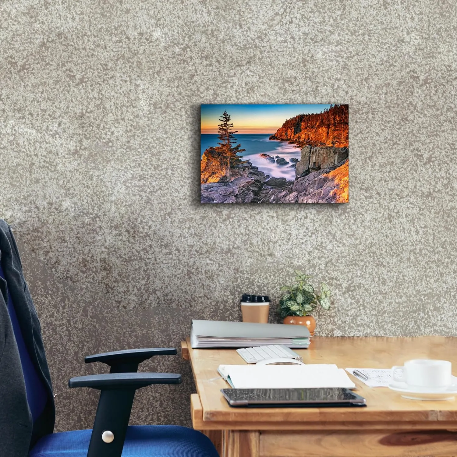 'Winter Dawn At Quoddy Head' by Rick Berk Canvas Wall Art, 18" x 12"