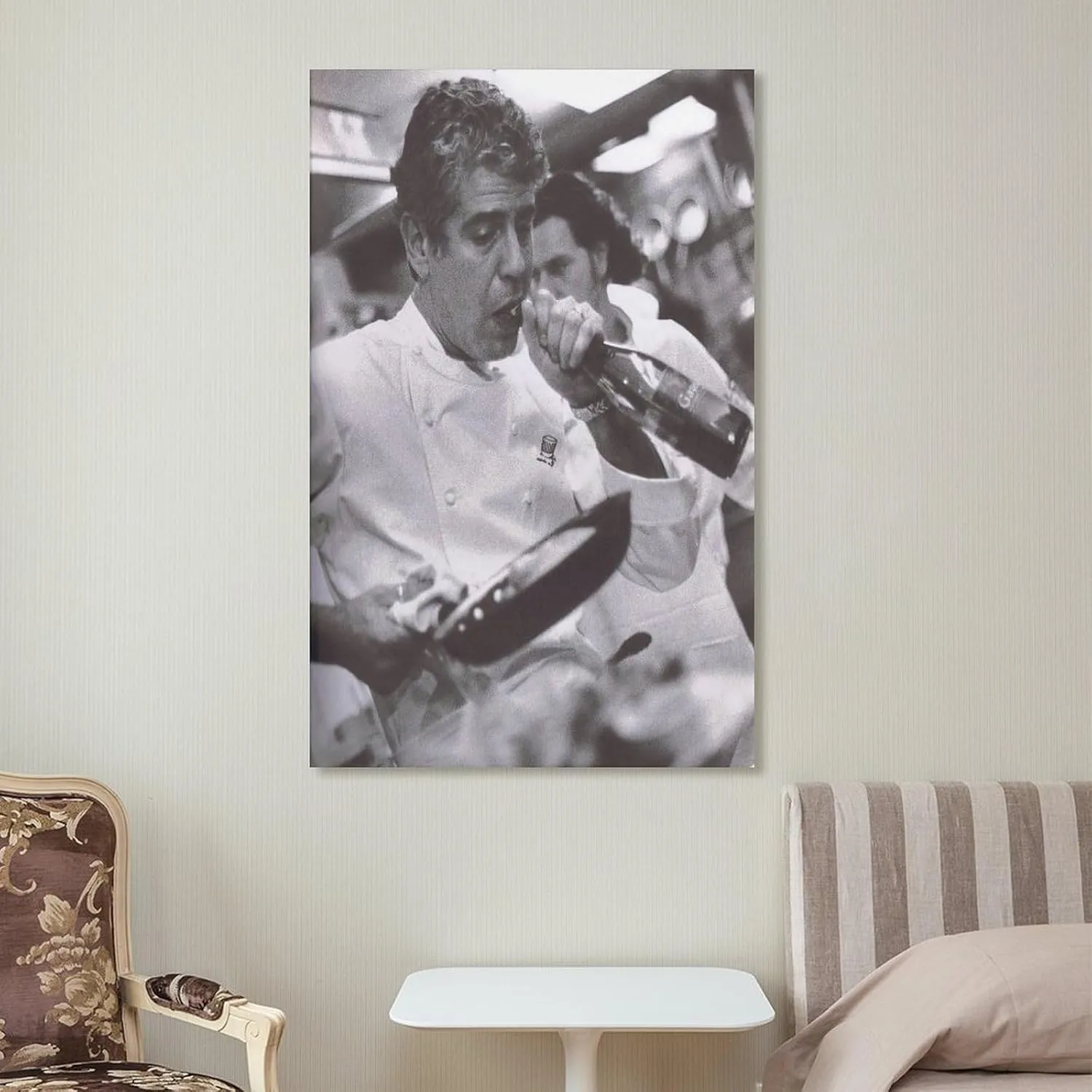 Wklsdrnd Anthony Michael Bourdain，American Chef, Author，Anthony Bourdain Art Posters Canvas Art Poster And Wall Art Picture Print Modern Family Bedroom Decor Posters 16x24inch(40x60cm)