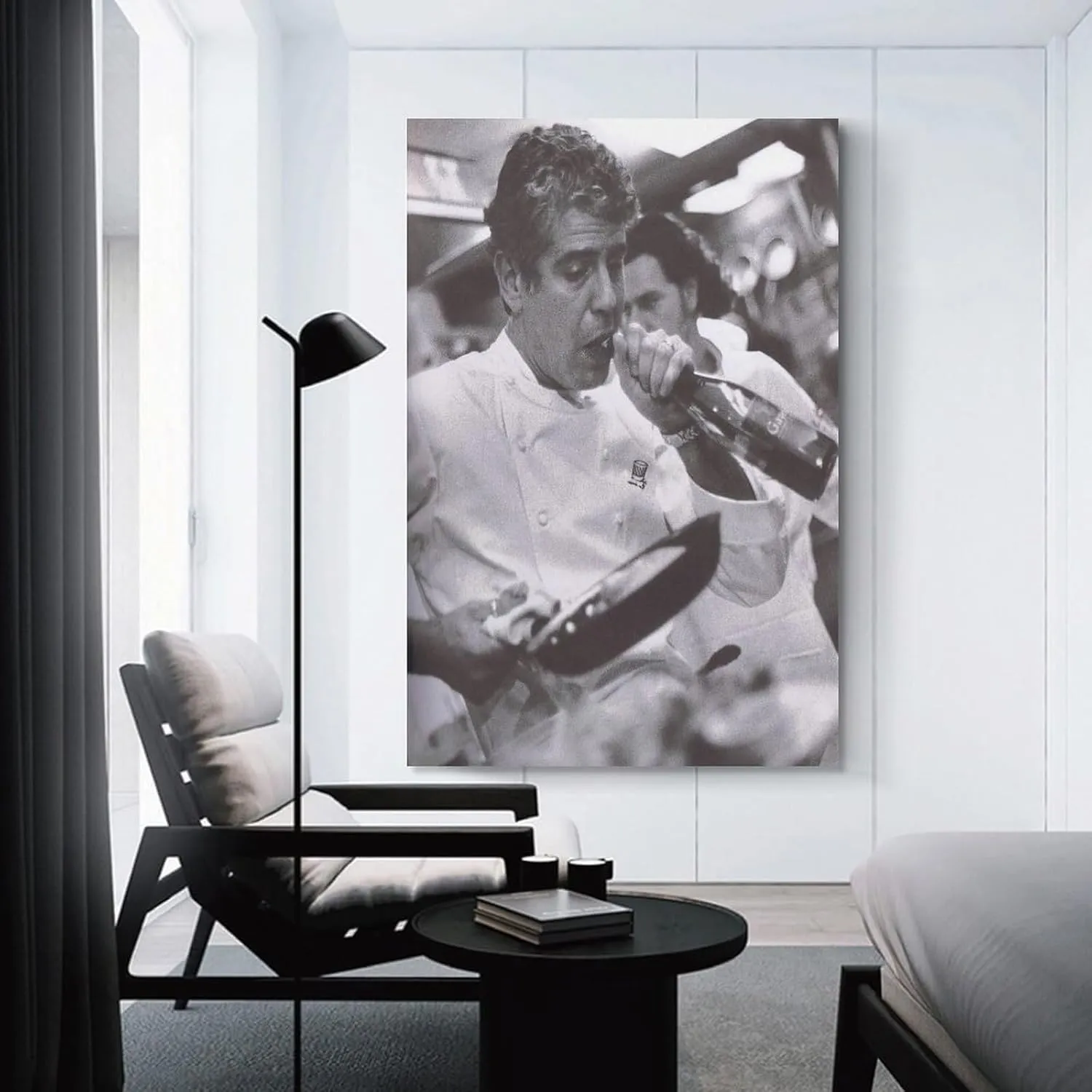 Wklsdrnd Anthony Michael Bourdain，American Chef, Author，Anthony Bourdain Art Posters Canvas Art Poster And Wall Art Picture Print Modern Family Bedroom Decor Posters 16x24inch(40x60cm)