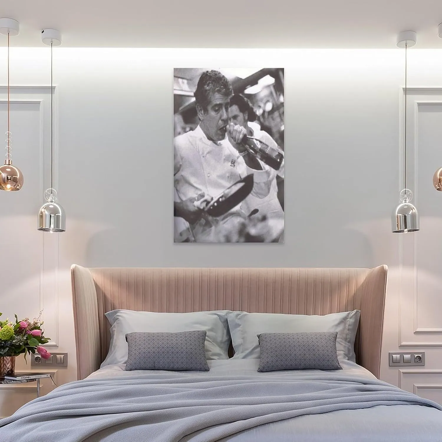 Wklsdrnd Anthony Michael Bourdain，American Chef, Author，Anthony Bourdain Art Posters Canvas Art Poster And Wall Art Picture Print Modern Family Bedroom Decor Posters 16x24inch(40x60cm)
