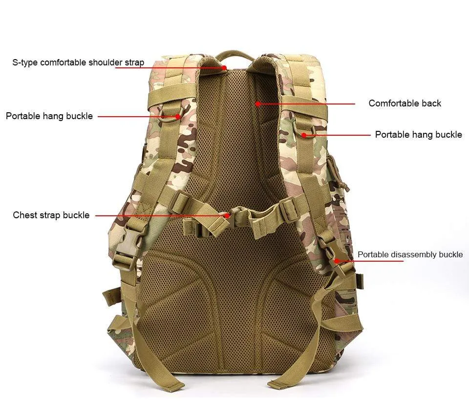 WOLF Outdoor Backpack 1000D Molle - 4 colours