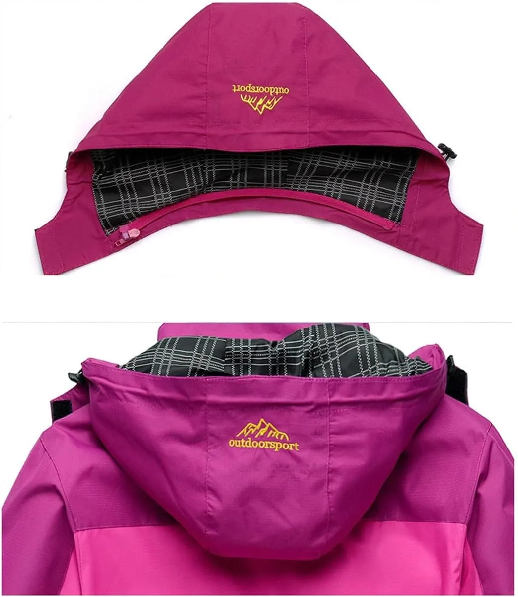 Women Outdoor Sports Coats Camping Climbing Trekking Windbreaker Travel Waterproof Hiking Jacket