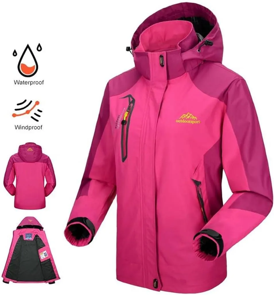 Women Outdoor Sports Coats Camping Climbing Trekking Windbreaker Travel Waterproof Hiking Jacket