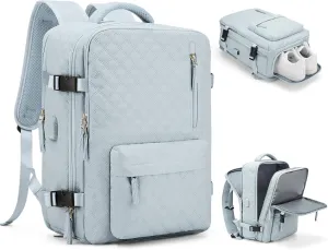 WONHOX Large Travel Backpack Carry on Flight Approved Laptop Work Business Backpack for Women Men Mochila de Viaje