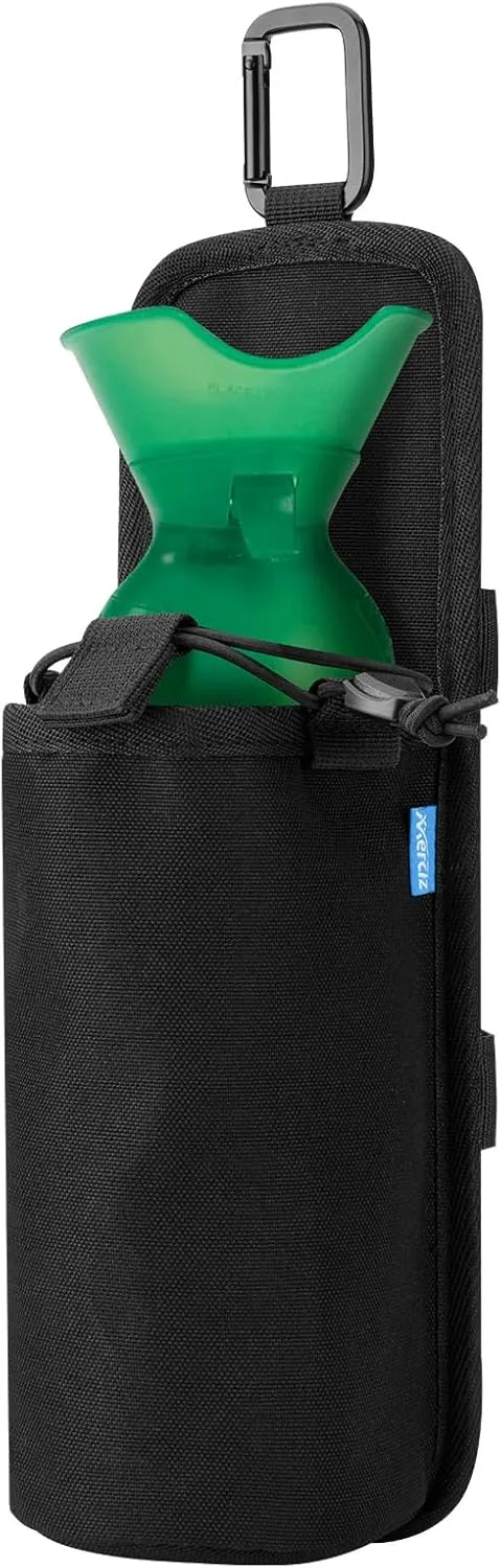 Xxerciz Carry Case Compatible with Boost Oxygen 10 Liter Canister, Portable Travel Holder Cover with Metal Carabiner, Protective Oxygen Accessories Pouch Bag for Hiking, Backpacking, Camping