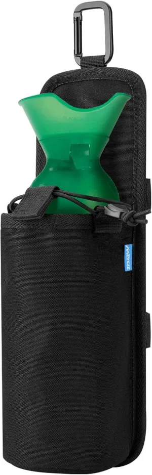 Xxerciz Carry Case Compatible with Boost Oxygen 10 Liter Canister, Portable Travel Holder Cover with Metal Carabiner, Protective Oxygen Accessories Pouch Bag for Hiking, Backpacking, Camping