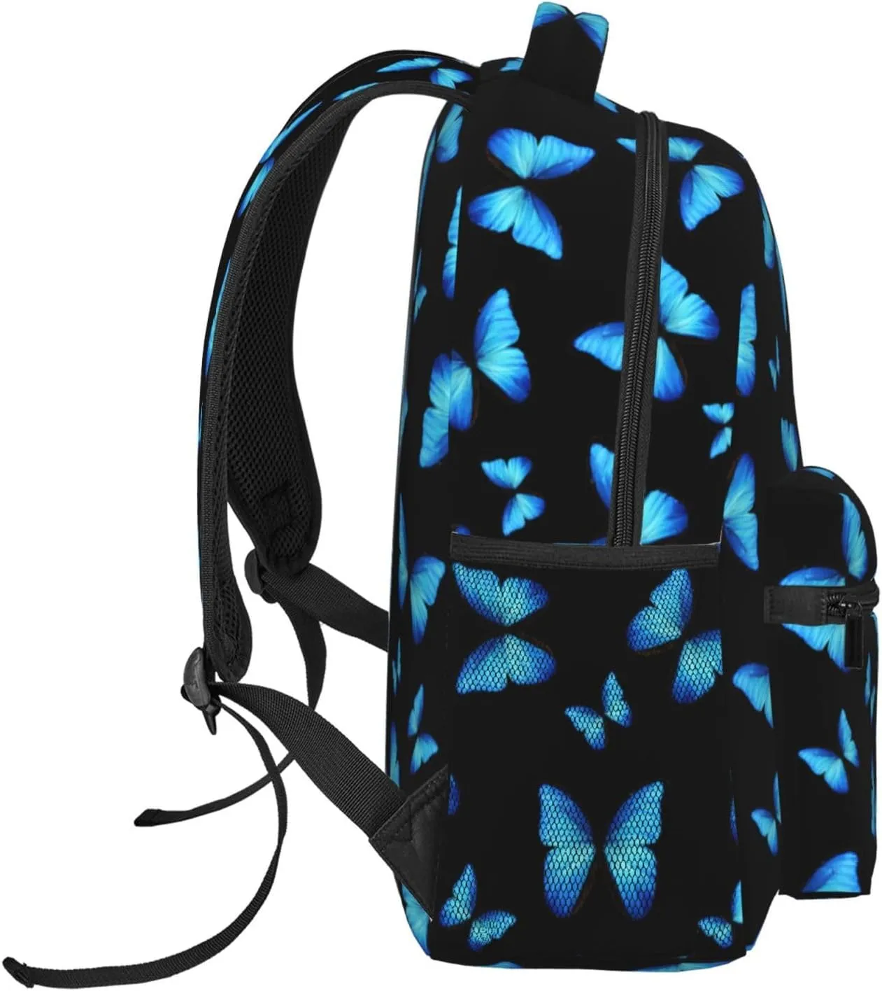 Y2K Butterfly Backpack - Trendy Black Butterfly Gift for Women, 11.4 * 7.8 * 15.7 Inches