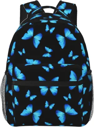 Y2K Butterfly Backpack - Trendy Black Butterfly Gift for Women, 11.4 * 7.8 * 15.7 Inches