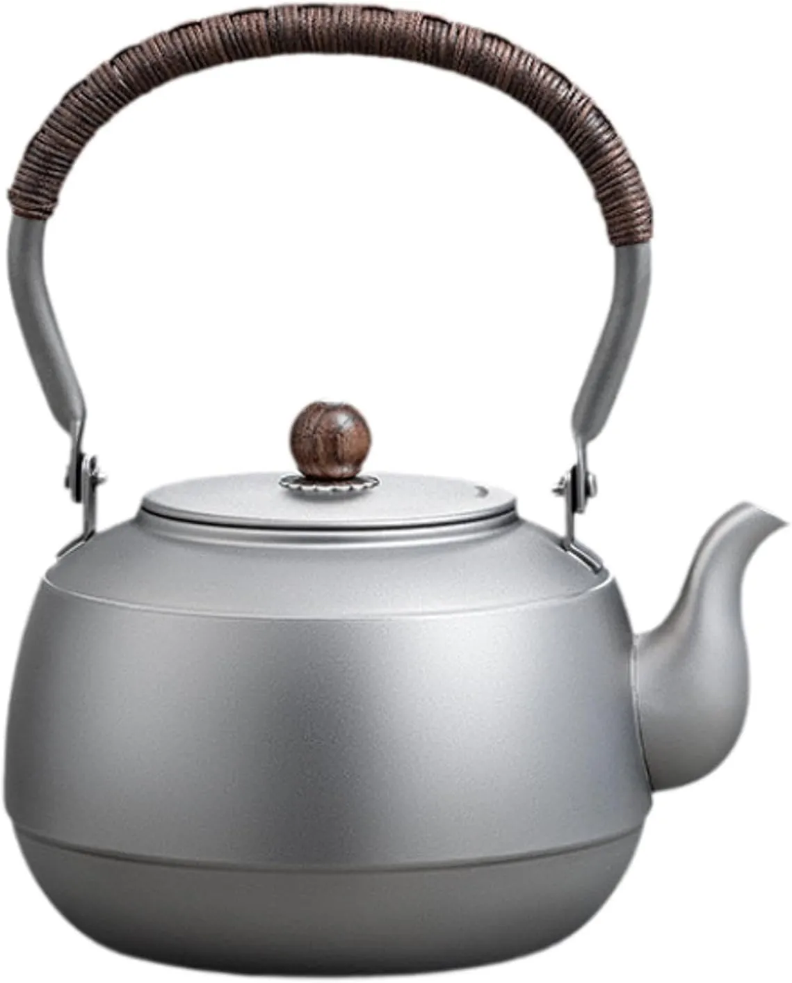 Yajuyi Camping Kettle Titanium Water Pot for Boiling Water, Drinkware Tea Pot Tea Kettle for Climbing Camping Traveling Fishing