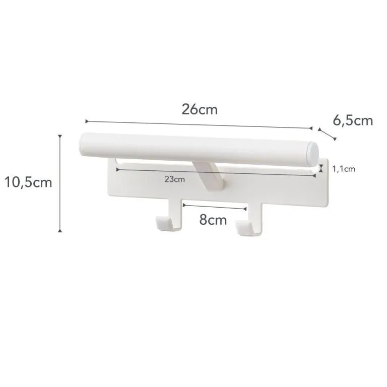 Yamazaki Backpack Hanger - Tower - White