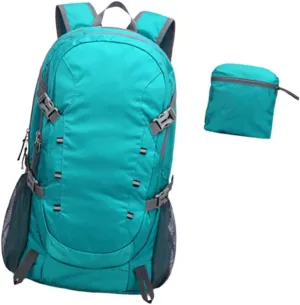 YARNOW Outdoor Folding Backpack 40l Waterproof Hiking Bag Duffle Bag for Travel Large Capacity Portable Backpack for Adventure Random Color