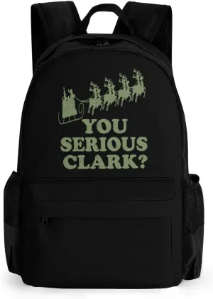 You Serious Clark Laptop Backpack for Men Women Fashion Computer Bag Business Travel Daypack