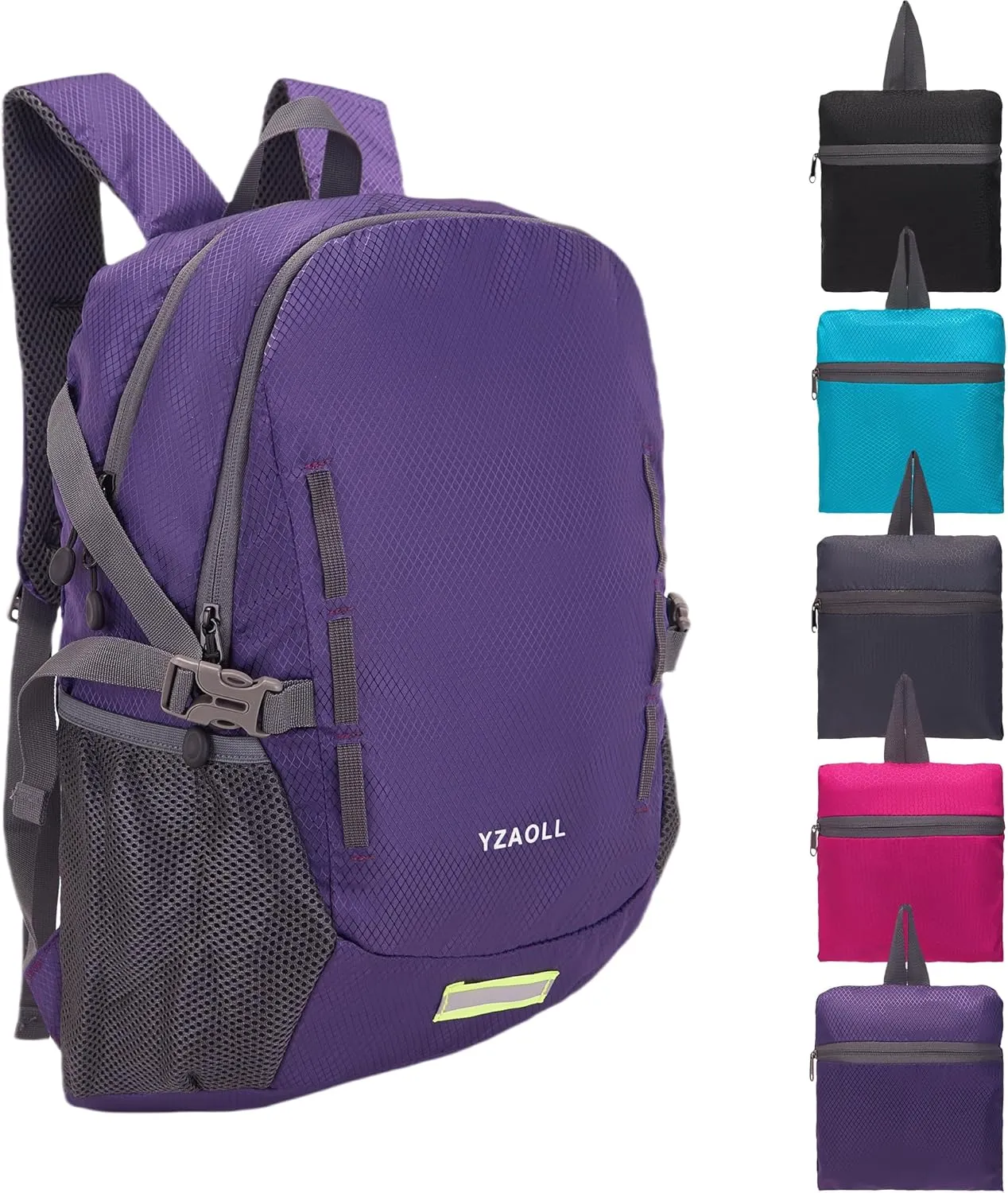 YZAOLL Ultra Lightweight Packable Backpack 20L Foldable Backpack Water Resistant Daypack for Women Men Travel Hiking Backpack