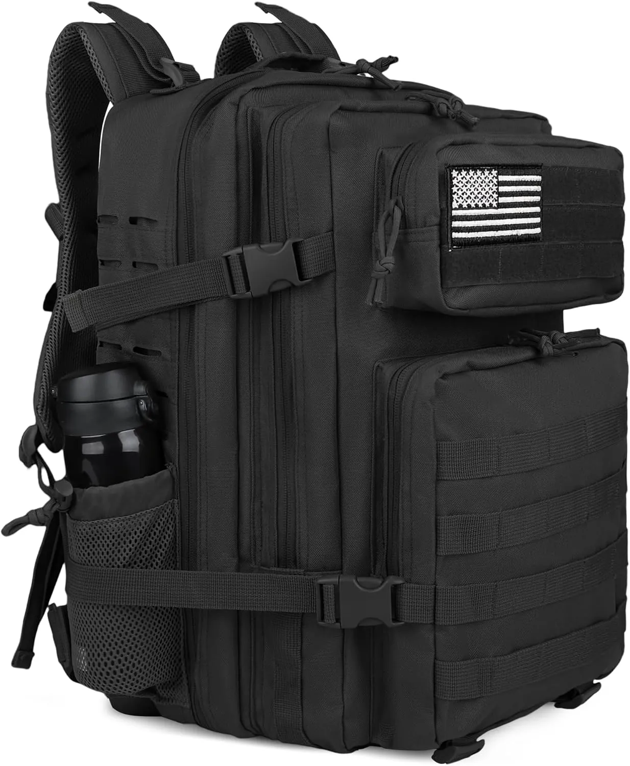Zavothy 45L Military Tactical Backpack for Men and Women Army 3 Day Assault Pack Bag Large Rucksack with Molle System