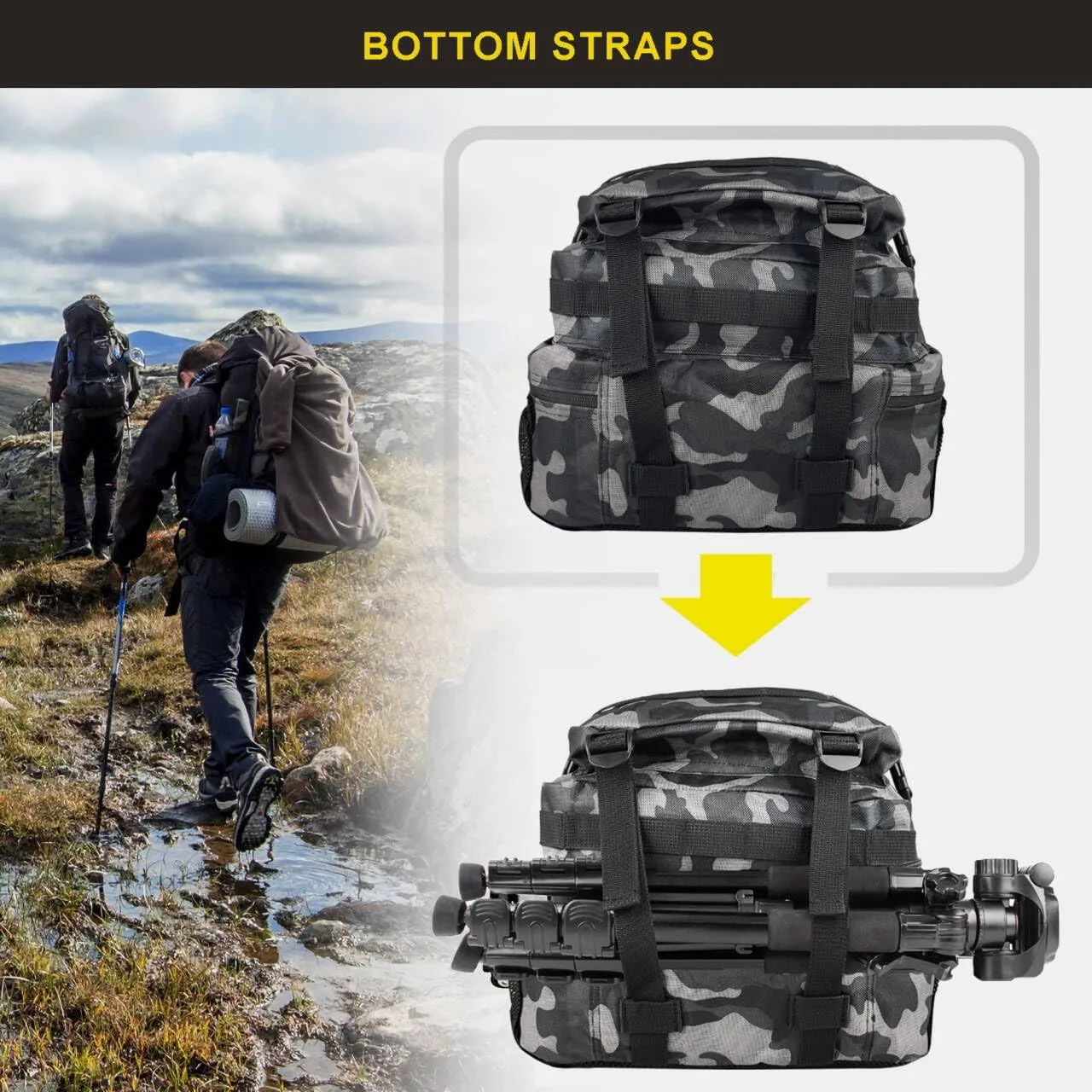 Zavothy 45L Military Tactical Backpack for Men and Women Army 3 Day Assault Pack Bag Large Rucksack with Molle System