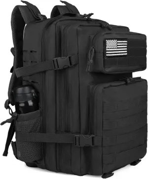 Zavothy 45L Military Tactical Backpack for Men and Women Army 3 Day Assault Pack Bag Large Rucksack with Molle System