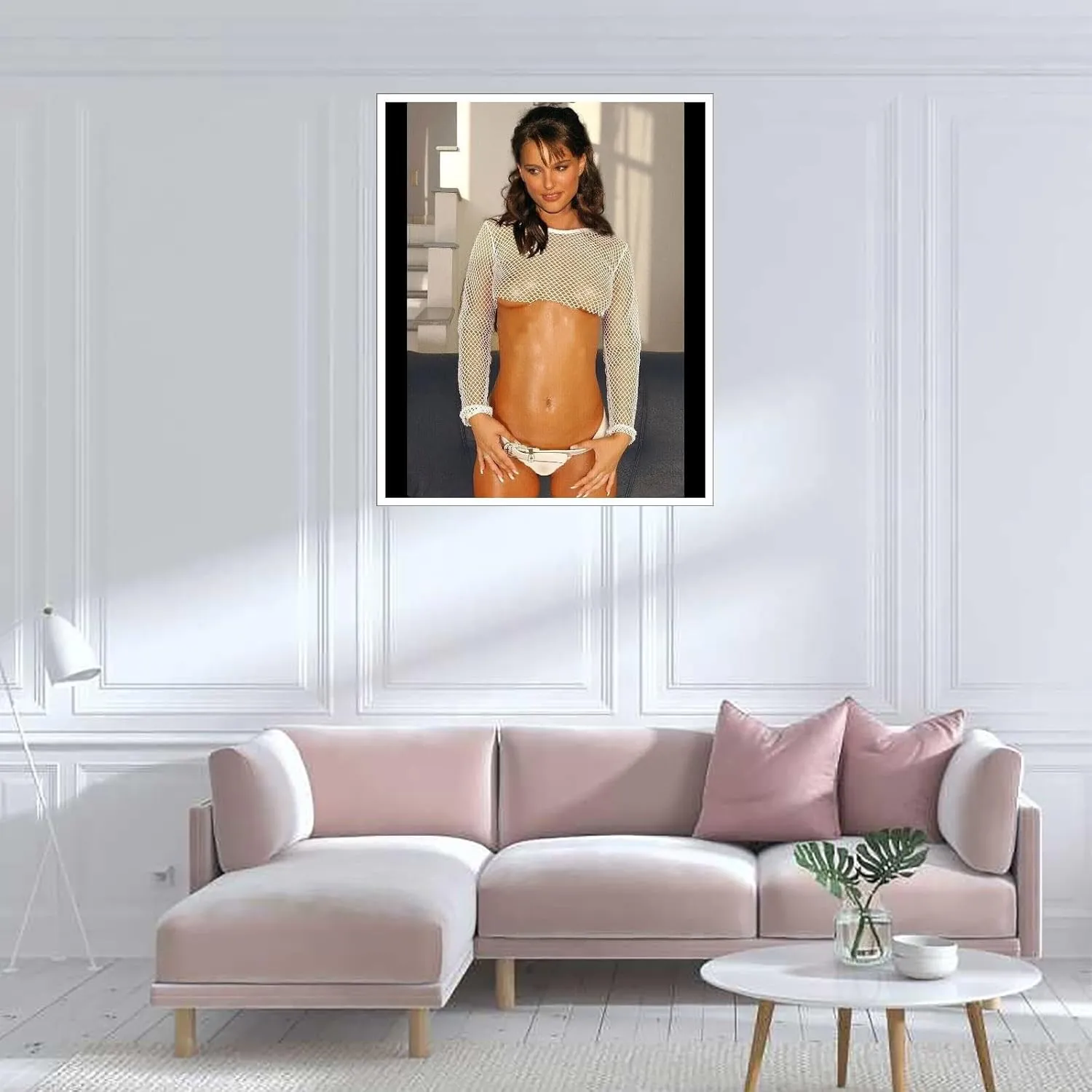 ZIOWGHL Natalie Portman Wall Art Canvas Prints Poster For Home Office Decorations Unframed 20"x16"