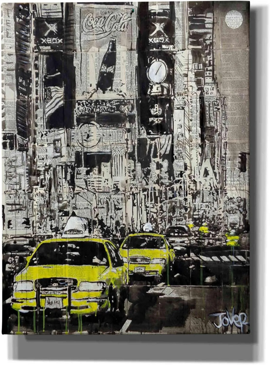 'Zoo York' by Loui Jover, Canvas Wall Art, 12"x16"