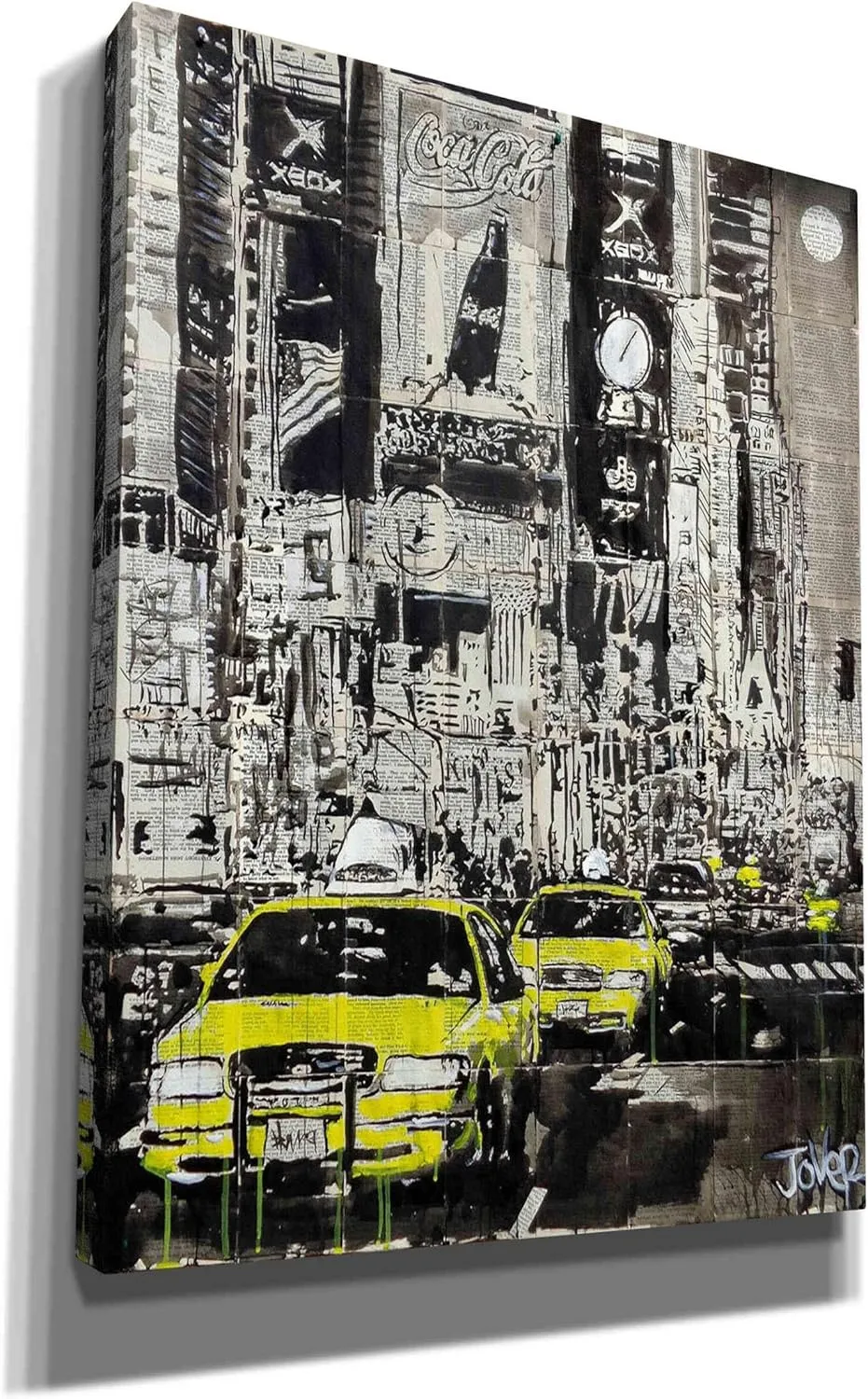 'Zoo York' by Loui Jover, Canvas Wall Art, 12"x16"